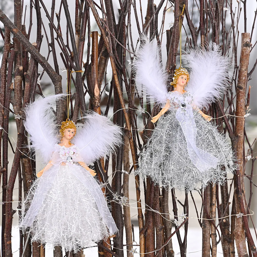 Cute Angel Doll Christmas Tree Ornaments New Year Gift Toys Decorations for Home Merry Xmas Hanging Decor navidad 2020 | Дом и сад