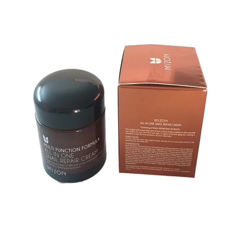 Мизон All In One Snail восстанавливающий крем 75 мл уход за порами для лица Уход угристой