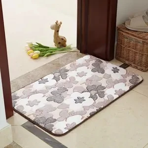 A Коврик для входного пола, коврик для ванной комнаты, нескользящий коврик для ванной, коврик для двери, моющийся коврик для кухни, коврик для гостиной, мягкий коврик для туалета - Цвет: A