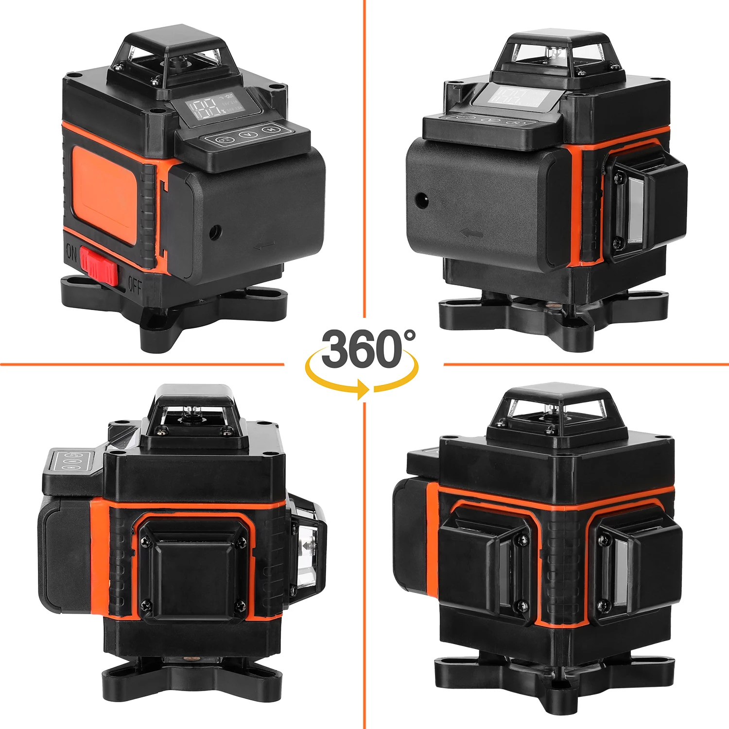 Само-Выравнивающий лазерный уровень 360 3D нивелир устройства 16 линий инструмент