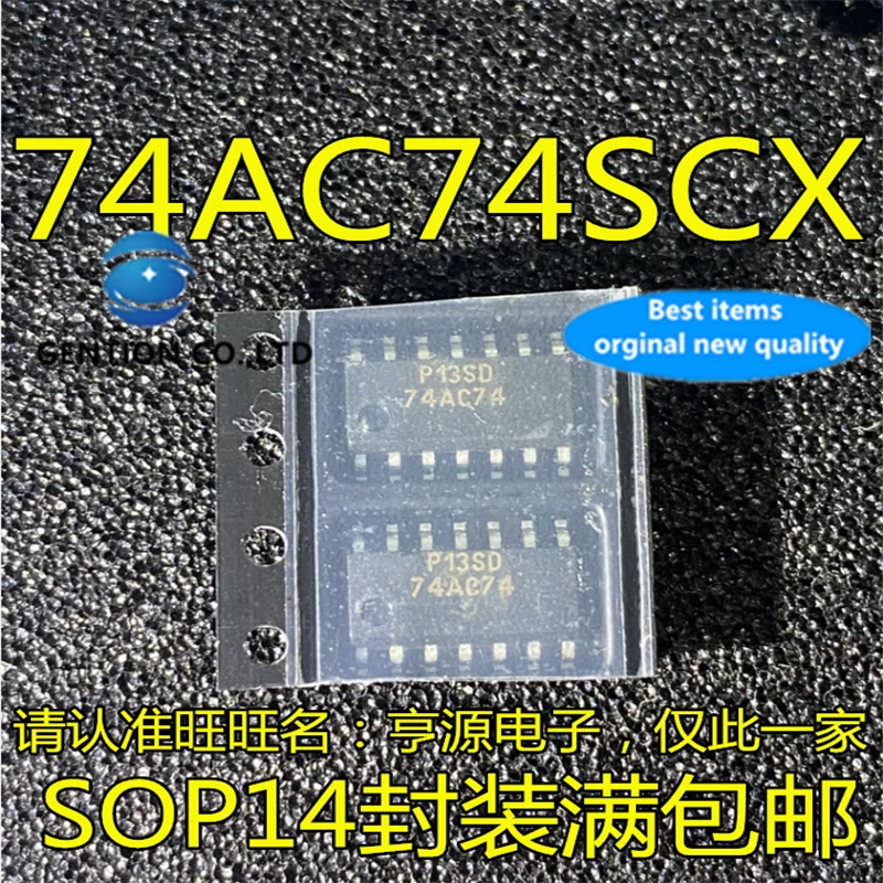 

50 шт. 74AC74SCX SOP-14 74AC74 в наличии 100% новый и оригинальный