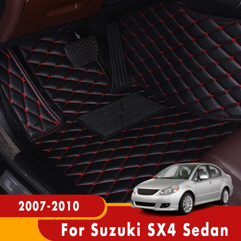 

Коврики для Suzuki SX4 седан 2010 2009 2008 2007 автомобильные коврики интерьерные автомобильные аксессуары водонепроницаемые накладки для ног накладк...