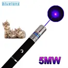 Стабильный Фиолетовый Синий луч света видисветильник 5 мВт 405нм лазерная указка лазерная ручка прозрачный фиолетовый светильник смешная кошка