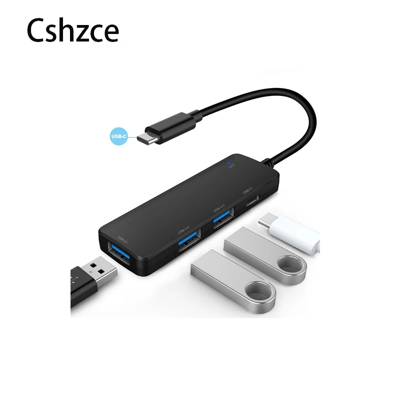 Usb хаб 2 0 концентратор Мульти сплиттер 3 порта расширитель несколько Usb3 Hab с USB C