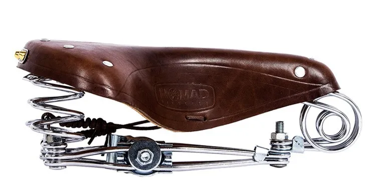 Винтаж велосипедное седло старый Стиль задняя подвеска сумка Аксессуары для
