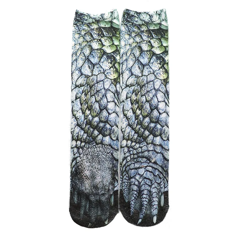 

Funny 3D Printed Imitating animals socks Unisex short Women socks Terror novelty socks Fashion High socks Cut Ankle Socks Men