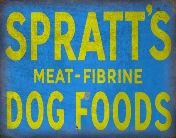 

Винтажная репродукция Spratts для собак и еды, металлический жестяной плакат, настенный плакат, винтажные металлические жестяные знаки в стиле...