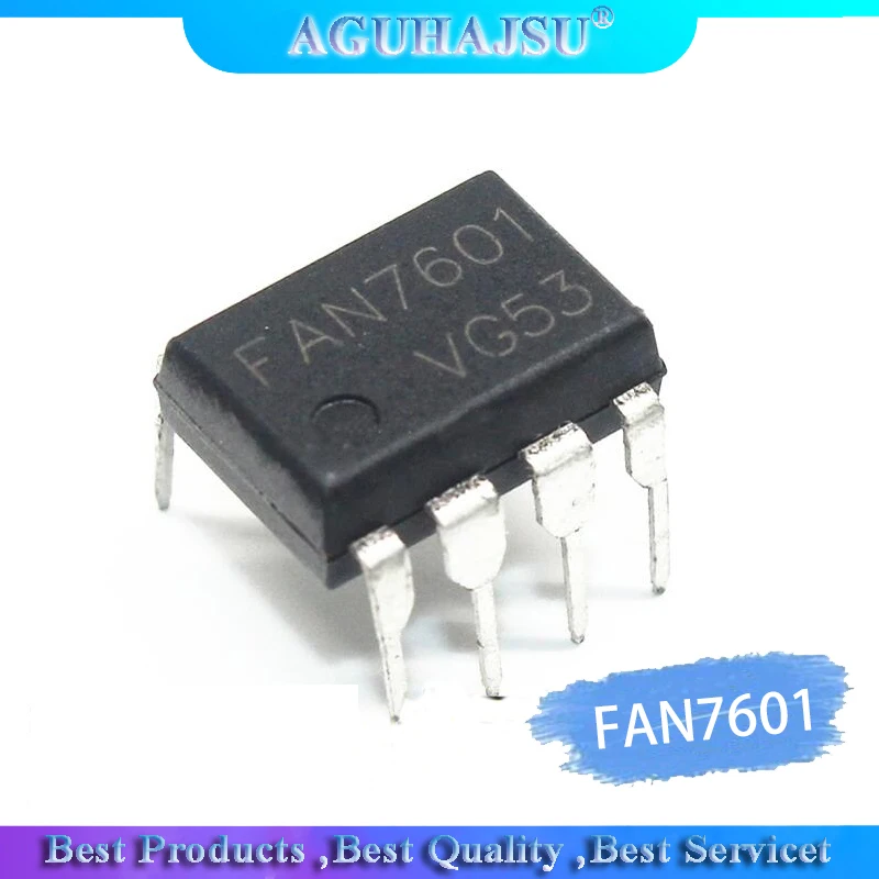 10 шт./лот FAN7601 DIP 8|Интегральные схемы| |