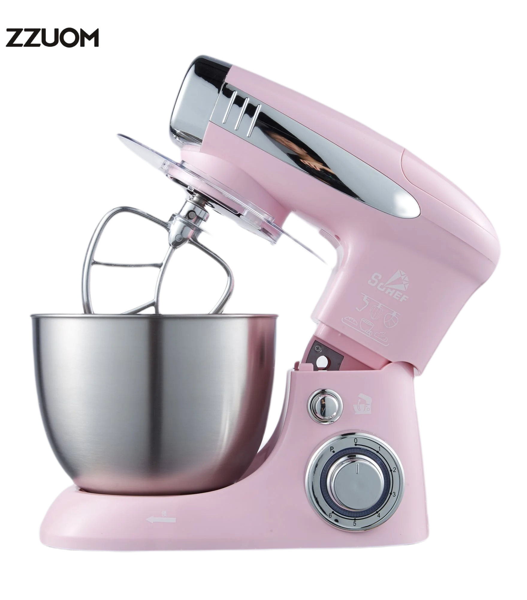 

Миксер ZZUOM 4L, 1000 Вт, 6 скоростей
