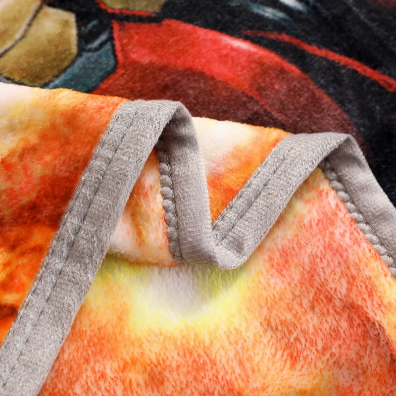 

Disney Iron Man New Thick Blanket Thrown On The Bed Sofa Morning Bed Blanket Superfine Fiber Plush Blanket Bedding