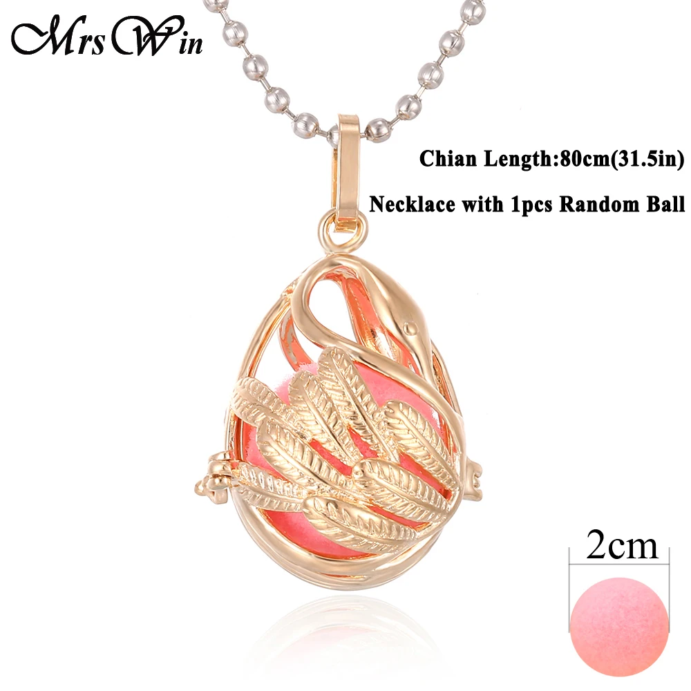 Ювелирные изделия для ароматерапии золотистый лебедь искусственная