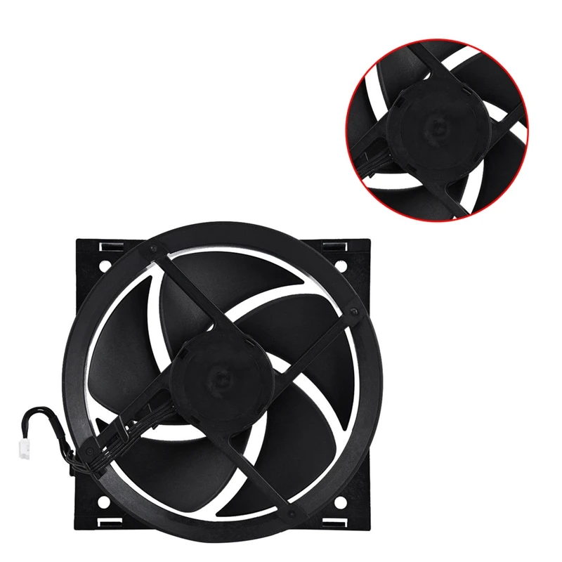 

Replacement Internal Cooling Fan 5 Blades 4 Pin Fast Cooler Heat for Xbox ONE