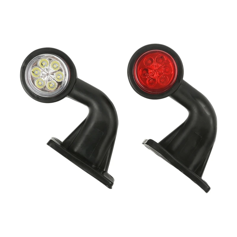 2PCS Side Marker Lights Universal 12-30V Tail Light 12LED Elbow Outline Rear Lamp for Trailer Truck Lorry | Автомобили и