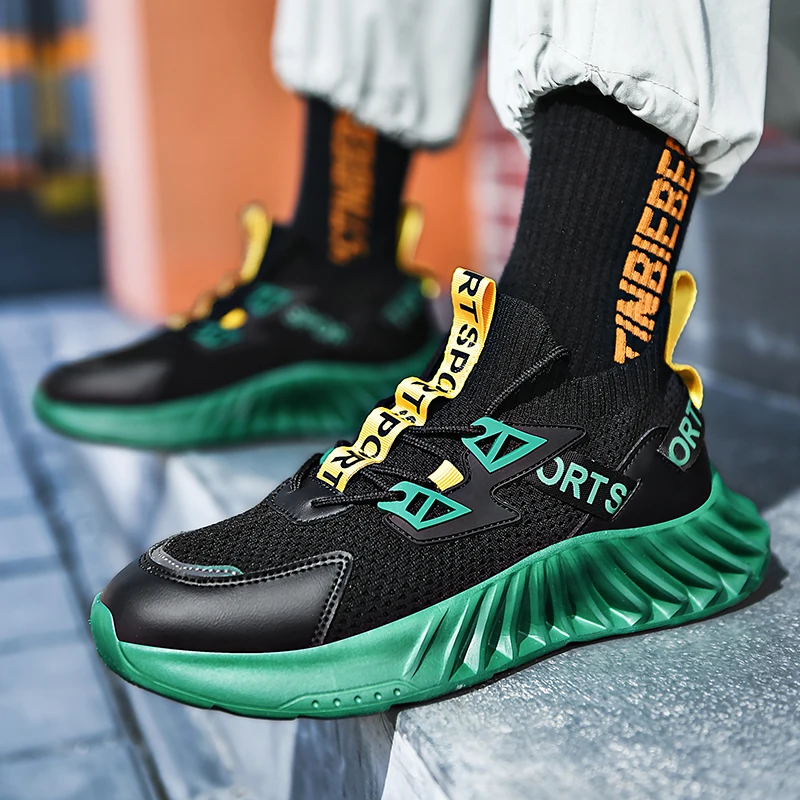 

New 2021 Men Basketball Shoes Breathable Jogging Outdoor Sports Gym Training Athletic High Top Basketball Sneakers Men Size 46