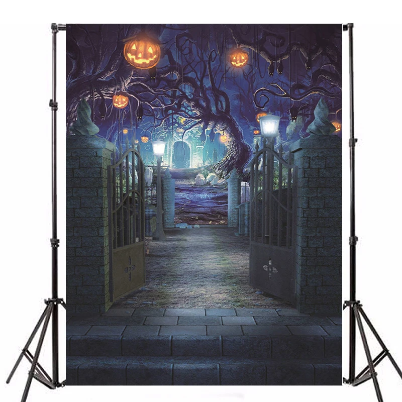 

5x7ft Halloween Vinyl Photography Backdrop Studio Photo Background Prop