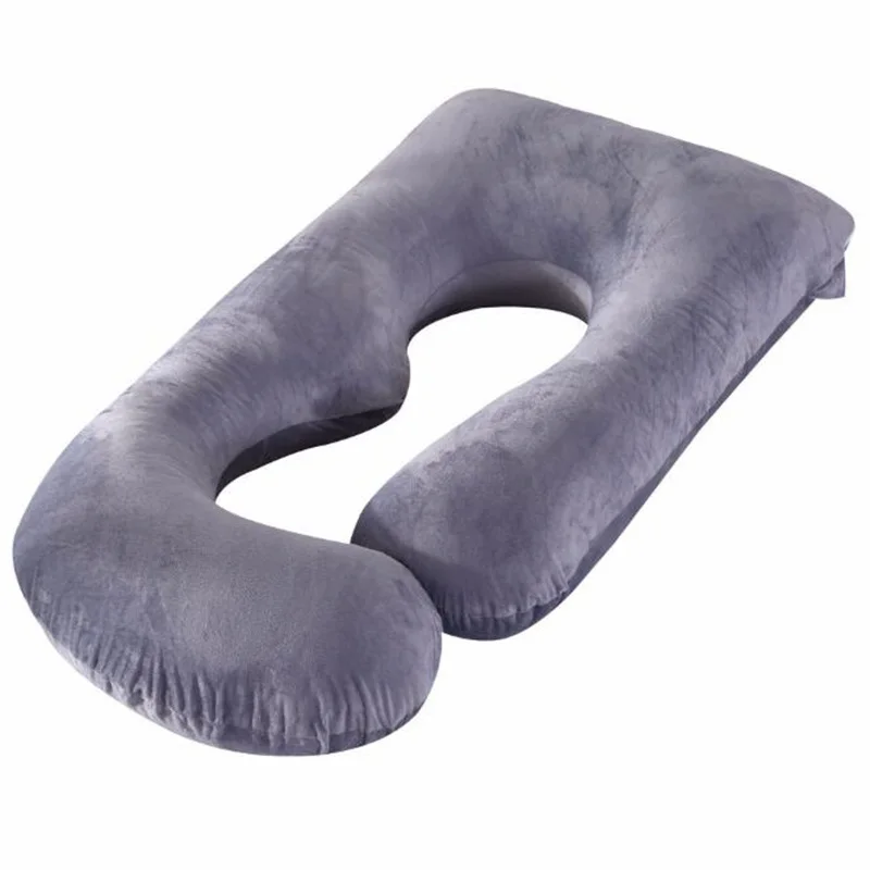 

180*80CM Multi Functional Maternity Pregnant Pillows U-Shape Pregnant Body Pillow Cushion Long Plush Pillow Side Sleeper Bedding