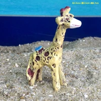 giraffe animal sand resin handicraft micro landscape ornament