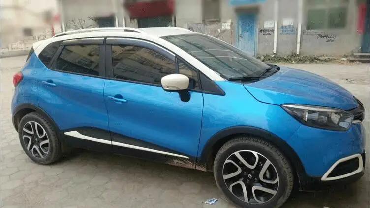 Алюминиевый сплав автомобильный багажник на крыше автомобиля несущая штанга серебро Подходит для Renault Captur