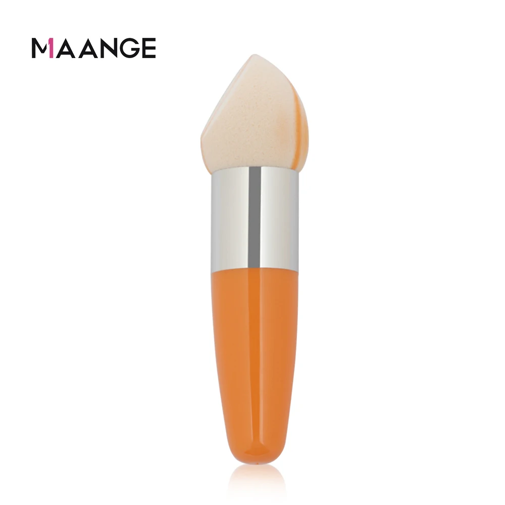 Спонж MAANGE Профессиональный со скошенной ручкой 1 шт. косметическое спонж для