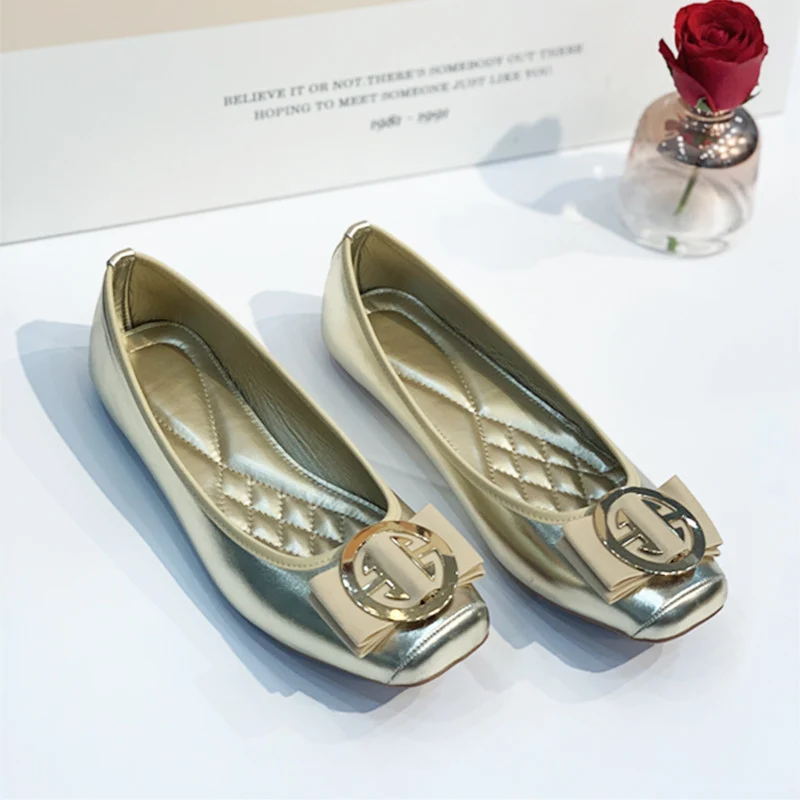 2020 г. Летние туфли на плоской подошве с квадратным носком удобные повседневные