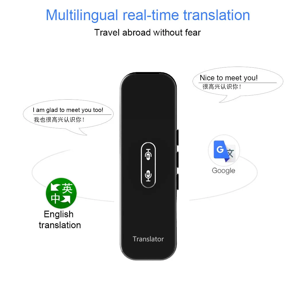 

G6X Intelligent Translator 72 Languages Smart Translator Language Translator Remote Voice Translator for IOS Android Smart Phone