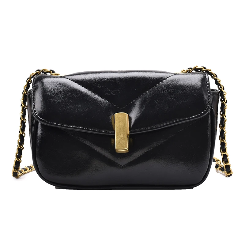 

Luxury Chain Crossbody Bags for Women 2021 Spring PU Leather Shoulder Handbags and Purses Travel Trending Shoulder Bag