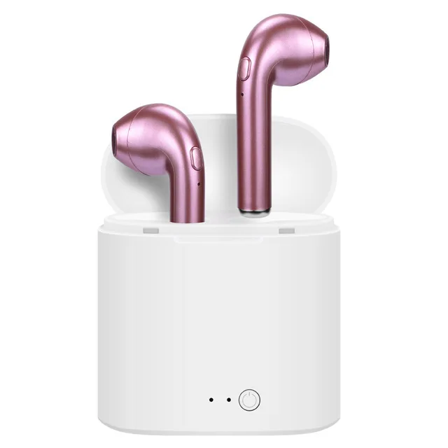 I7s TWS мини Bluetooth беспроводные наушники с зарядной коробкой Спортивная гарнитура Audifonos elari kulaklik ecouteur наушники - Color: i7s tws pink