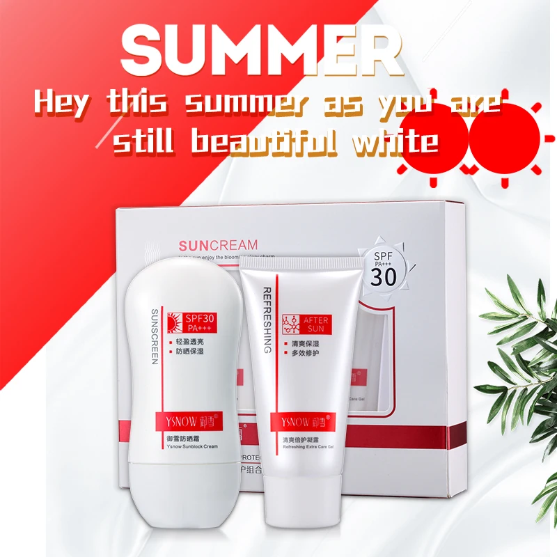 Солнцезащитный крем для лица Ysnow отбеливающий солнцезащитный антивозрастной