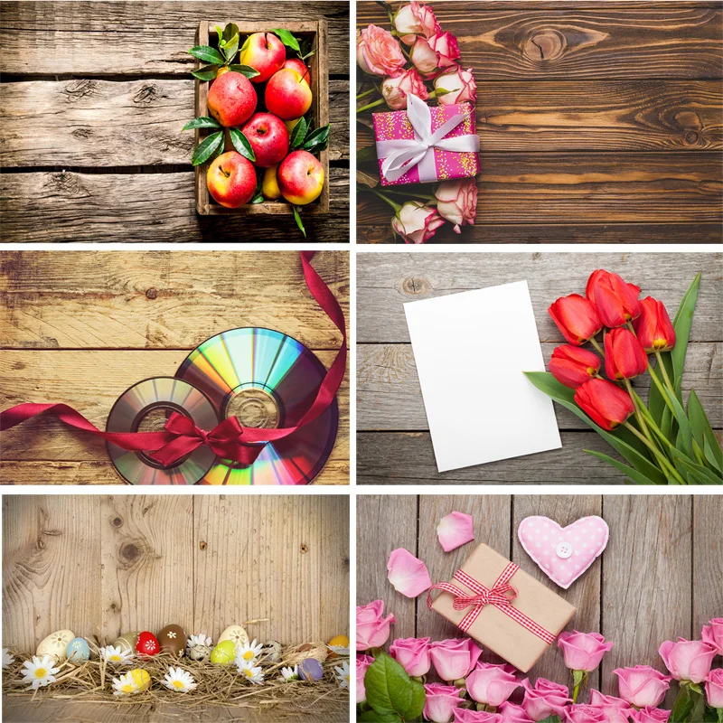 

SHENGYONGBAO Art Fabric Photography Backdrops Prop Wooden Planks Theme Photography Background 200309HZ-09