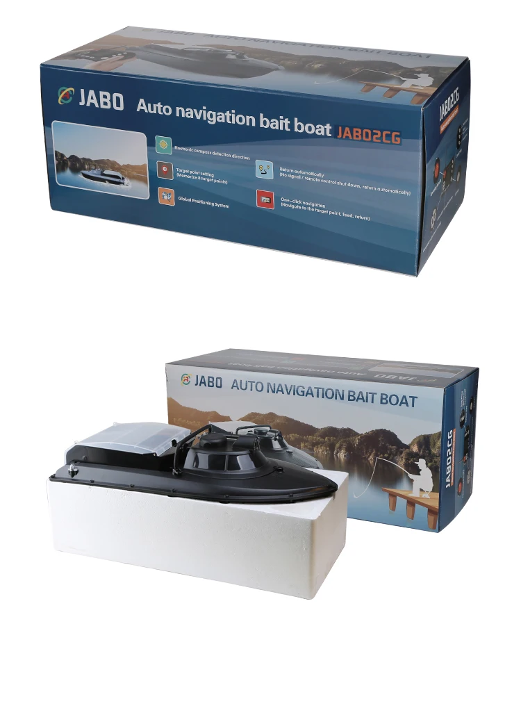 Модернизированная JABO 2CG 36A 20A 10A gps Sonar Авто возвратная лодка для доставки прикорма и оснастки 2,4 г gps Sonar рыболокатор приманка лодка(8 гнезд