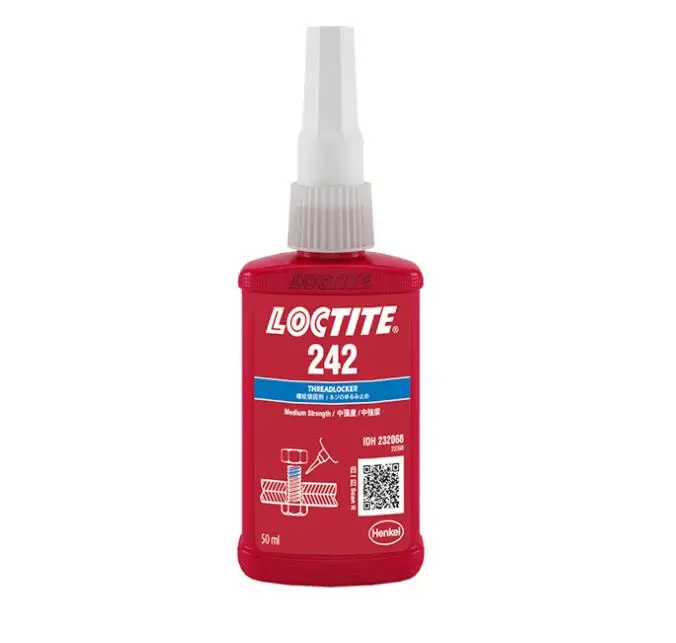 

Loctite 242, винтовое уплотнение средней прочности, клей, анаэробный клей, фиксатор резьбы