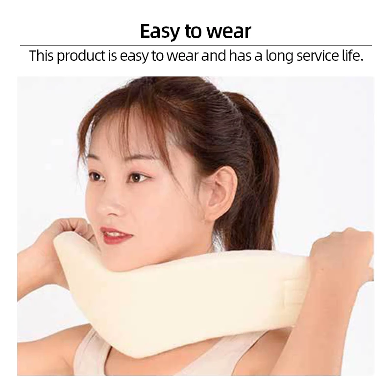 

Adjustable Sponge Neck Brace Collar Dislocation Fix Neck Support Shoulder Corrector Health Care Cervical Traction Device