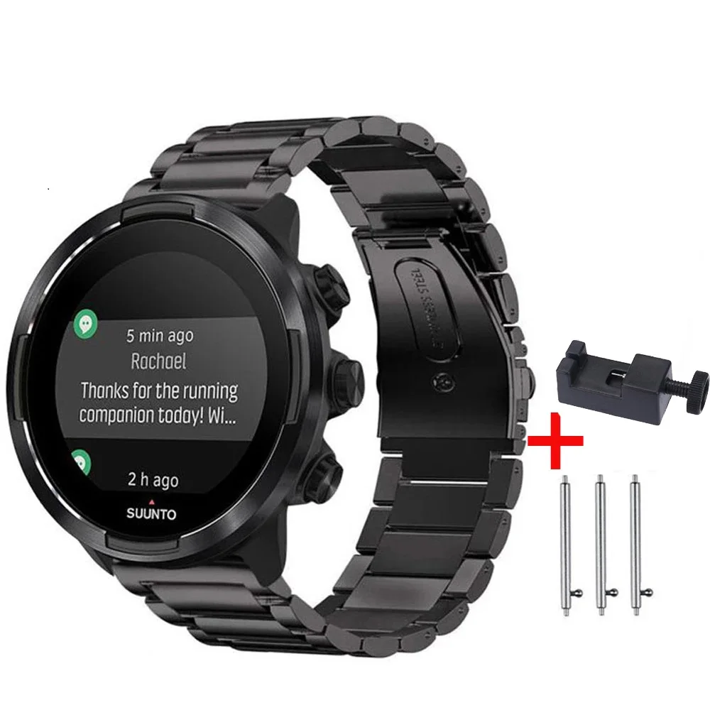 Ремешок 24 мм для Suunto 9 7 Baro/Suunto D5 Спартанские спортивные ремешки HR/Baro браслеты из