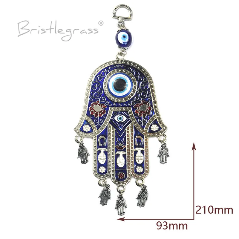 Настенная подвесная подвеска с изображением турецкого голубого сглаза Хамса