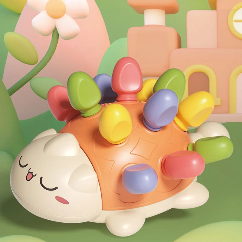 

Educational Toys for Training Hands-on Ability Sensory& Brain Development Fine Motor Hedgehog Sorter Toys Matching Puzzle Games