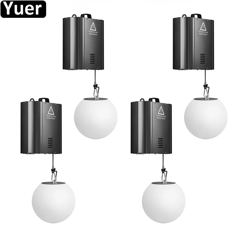 4 шт./лот 3D подъемный шар 6-10 м опционально DMX512 RGB светодиодный сценический эффект