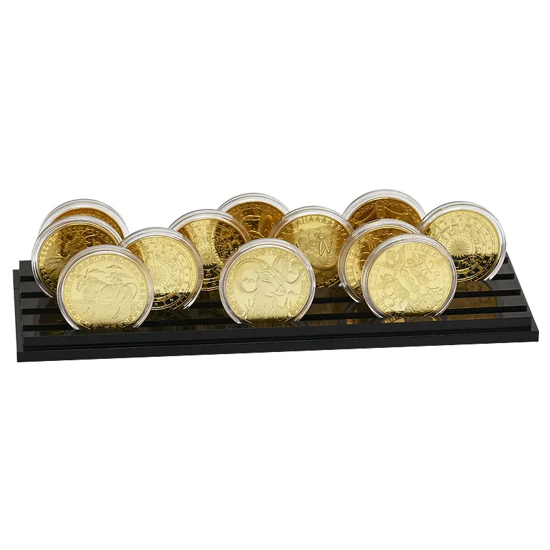 Подставка для демонстрации монет из акрила идеальная Коллекция подарков стойка