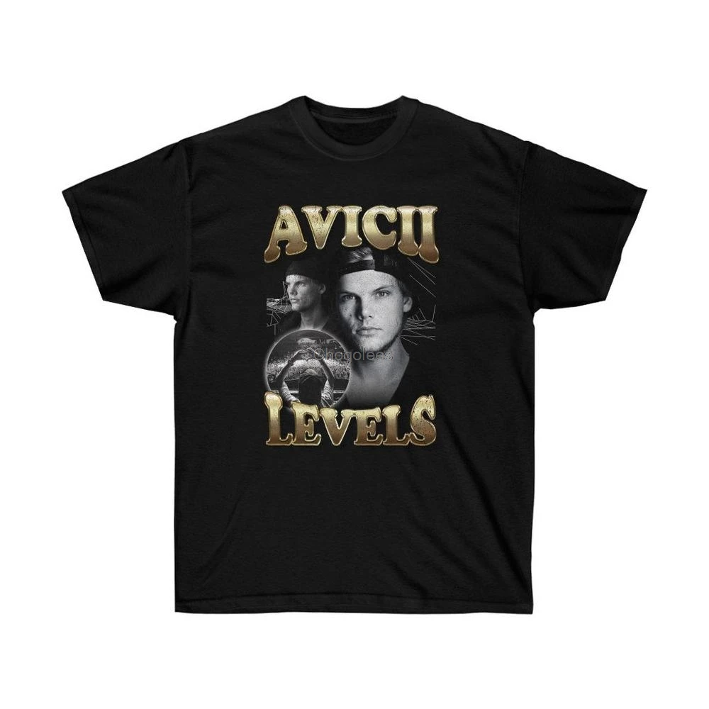 Avicii уровень 90-х хип-хоп трендовая рубашка Edm Edc унисекс Ультра хлопковая футболка |