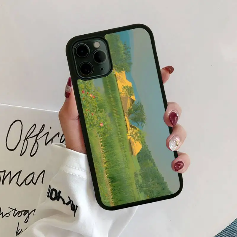 

Green Trees And Sky Phone Case For IPhone 5s 6 6s 6s Plus 7 8 7plus 8plus X Xs TPU+PC Silicone Soft Shell
