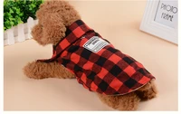 british style pet dog plaid shirt winter warm dog jacket coat for small medium large dogs cats clothes puppy costume yorkies