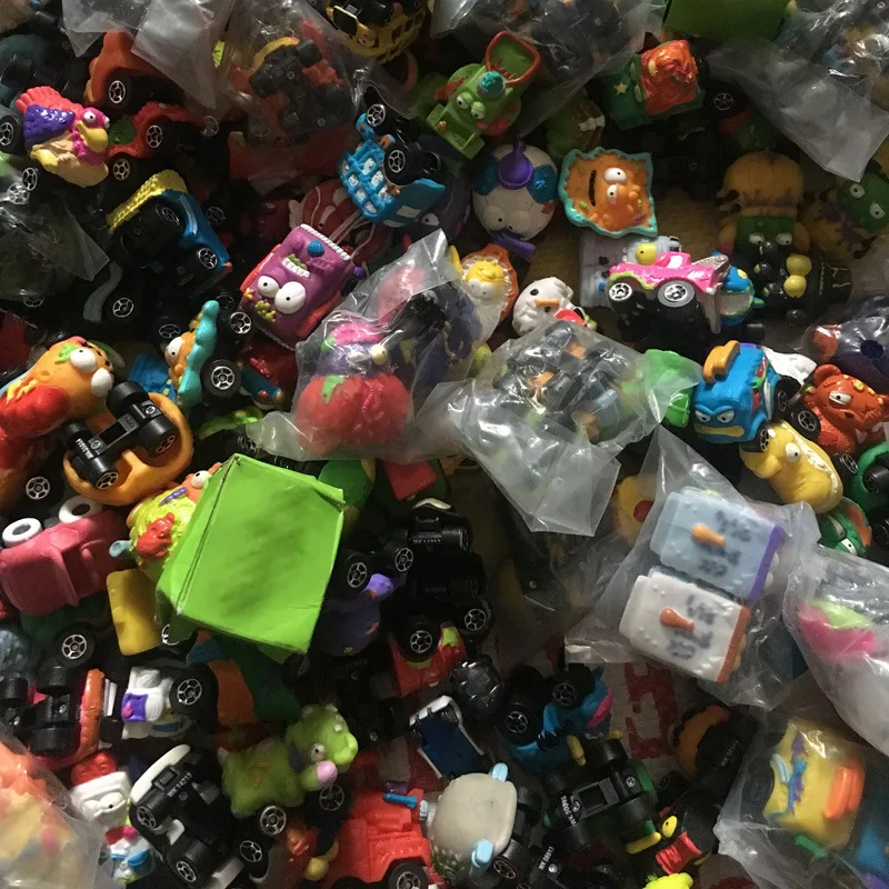 5 шт./упак. колесо Trashs серия 1 2 мини-автомобиль фигурка багги коррозия ведро