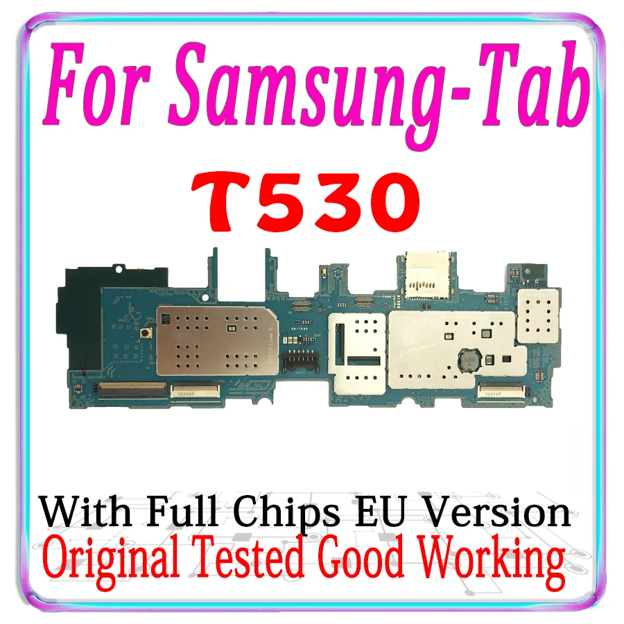 100% тестирование лоджик борд для Samsung Galaxy Tab 4 10 1 T530 материнская плата SM полным