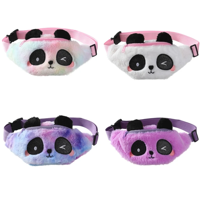 

Cute Fanny Pack Panda Waist Bag Plush Belt Bag Chest Bag Small Shoulder Bag A69C