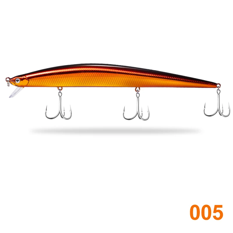 Hunthouse Tide Slim Minnow flyer175 плавающая жесткая приманка для рыбалки Морская рыбалка 175 мм 25 г/34 г ABS пластик для морской щуки - Цвет: 34g-B005