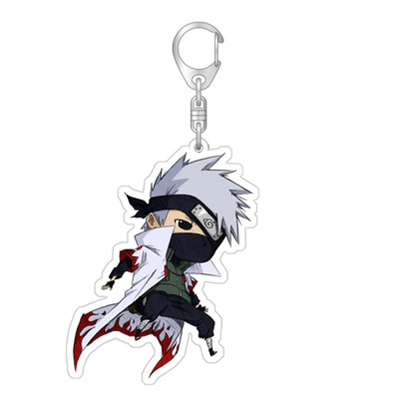 

Women Acces Hot Classic Anime Collection Key Chain Ring Cartoon Q Version Characters Acrylic Pendant Keychain Ornaments Chaveiro