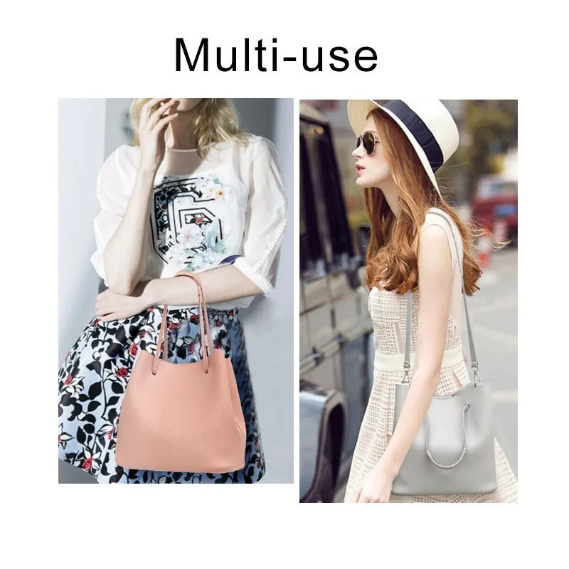 Модная женская сумка TTOU 4 шт./компл. качественные кожаные женские сумки через