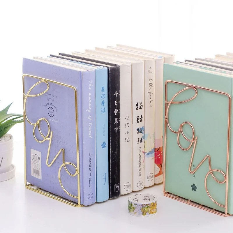 Железная проволока металлические книжные концы в скандинавском стиле