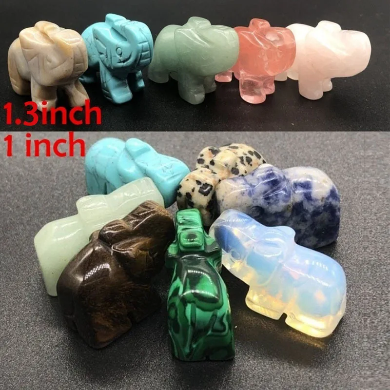 Резьба по камню в виде слона природного нефрита 1 шт. | Дом и сад