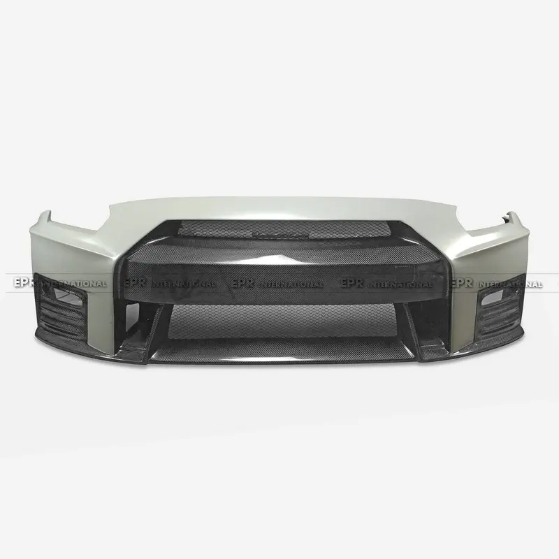 

Carbon Fiber Front Bumper With Front Lip (For CBA DBA) Car-styling Accessories Fit For Nissan GTR R35 NSMO Ver2