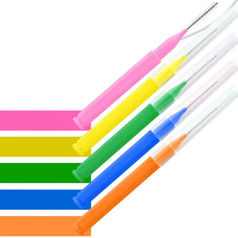 30 шт./лот межзубная щетка зубная нить межзубные очистители Ортодонтические